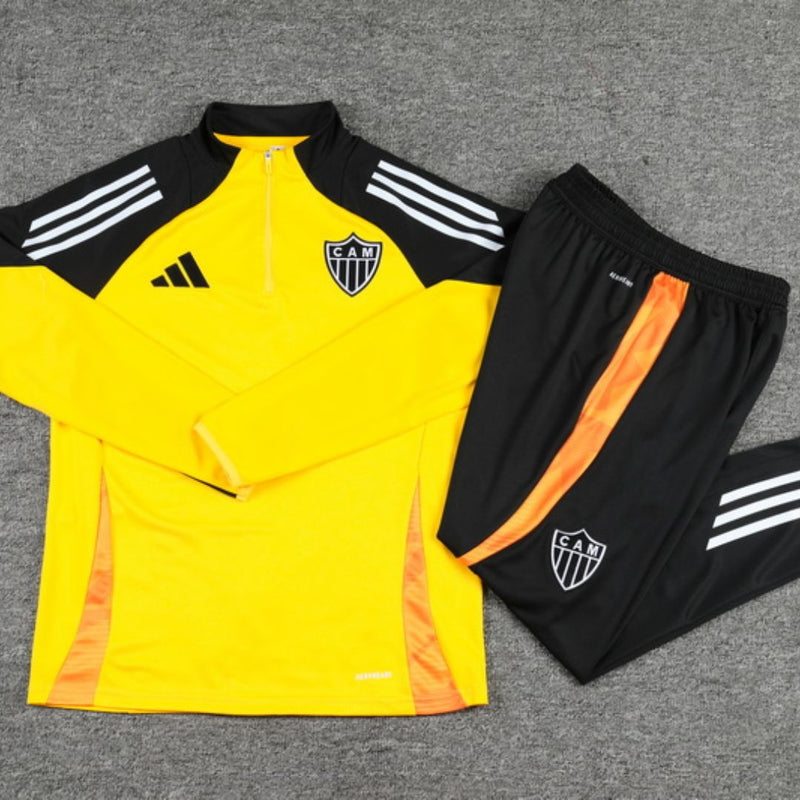 Conjunto Agasalho Treino Atlético Mineiro 25/26 - Amarelo